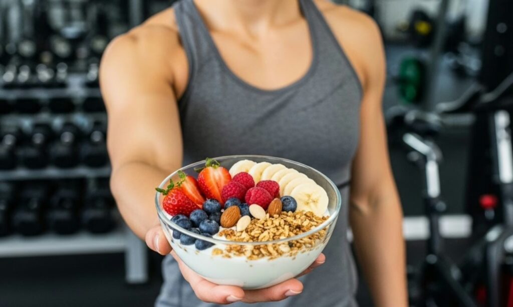 Griekse yoghurt na het sporten? Je gelooft nooit wat het met je lichaam doet